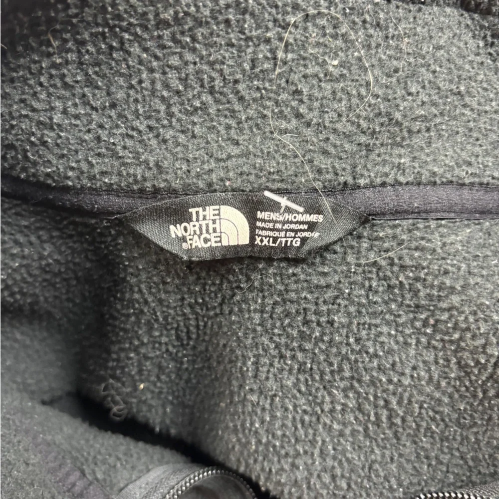 THE NORTH FACE Mens zip Sweater Fleece Jacket charcoal Grey size: XXL
